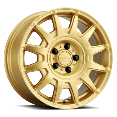 Raceline 401GD Aero 17x8in / 5x114.3 BP / 40mm Offset / 72.62mm Bore - Gloss Gold Wheel