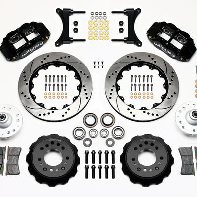 Wilwood Narrow Superlite 6R Front Hub Kit 14.00in Drilled 79-87 GM G Body