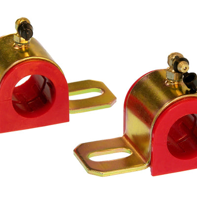 Prothane Universal 90 Deg Greasable Sway Bar Bushings - 28MM - Type B Bracket - Red