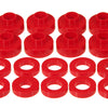 Prothane 76-79 Jeep CJ5/CJ7 Body Mount 22 Bushing Kit - Red