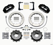 Wilwood Narrow Superlite 4R Rear Kit 12.88in 2008-2012 Subaru WRX w/Lines
