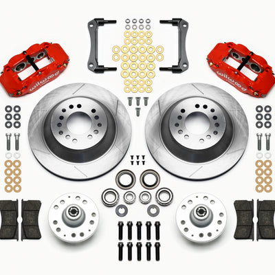 Wilwood Narrow Superlite 6R Front Hub & 1PC Rtr Kit 12.88in-Red 79-81 Camaro