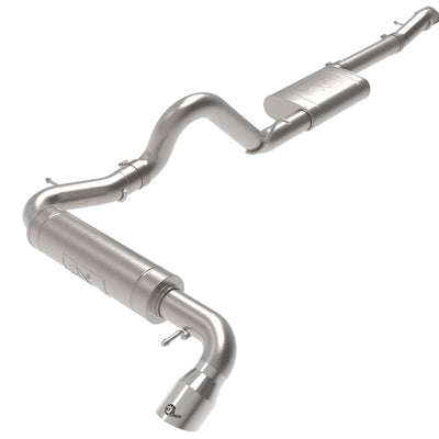 aFe Apollo GT 3in 409 SS Cat-Back Exhaust 2021 Ford Bronco L4-2.3L (t)/V6-2.7L (tt) w/ Polished Tips