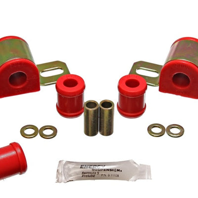 Energy Suspension 67-81 Camaro Red 9/16 inch Bar Two Bolt Clamp Style Rear Sway Bar Bushing Set