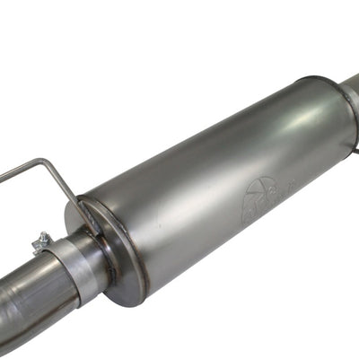 aFe MACHForce XP Exhaust Cat-Back SS-409 4in Polished Tip 11-12 Ford F-150 EcoBoost V6-3.5L (tt)