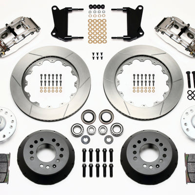 Wilwood Narrow Superlite 6R Front Hub Kit 14.00in Polished 67-69 Camaro 64-72 Nova Chevelle