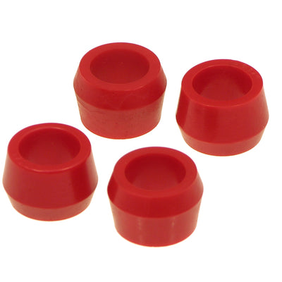 Prothane Universal Shock Bushings - Small Hourglass - 3/4 ID - Red