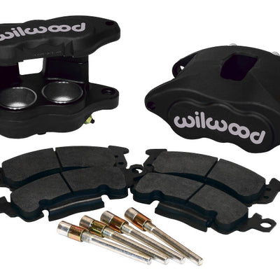 Wilwood D52 Front Caliper Kit - Black Ano 2.00 / 2.00in Piston 1.28in Rotor