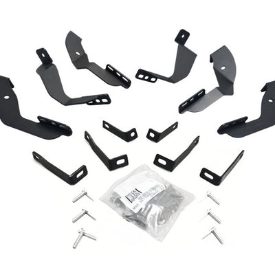 Go Rhino 15-19 Chevrolet Silverado 2500HD/3500HD Brackets for OE Xtreme Cab Length SideSteps