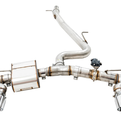 AWE Tuning Volkswagen Golf R MK7.5 SwitchPath Exhaust w/Chrome Silver Tips 102mm