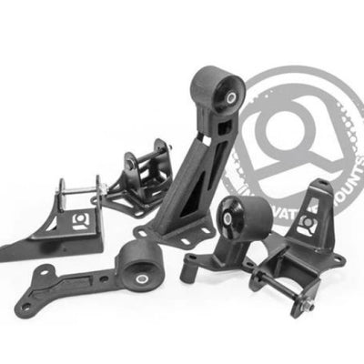 Innovative 97-01 Prelude J-Series Black Steel Mounts 75A Bushings