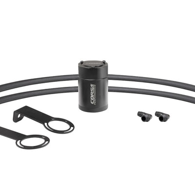 Corsa 1/2in Universal 3 oz Aluminum Oil Catch Can with Mounting Brackets