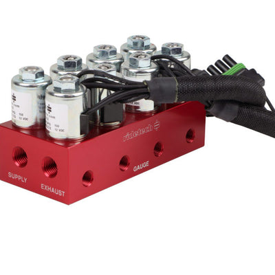 Ridetech RidePro 4-Way Solenoid / Air Valve Block Fittings Not Included