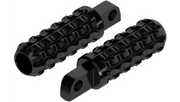 Roland Sands Design Foot Pegs Billet Traction - Black Ano