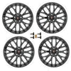 Ford Racing 15-16 Mustang GT 19X9 and 19X9.5 Wheel Set with TPMS Kit - Matte Black