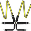 OMP First 3/2 Racing Harness Black Yellow