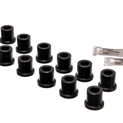Energy Suspension Rear Spring & Shackle Bushing - Black