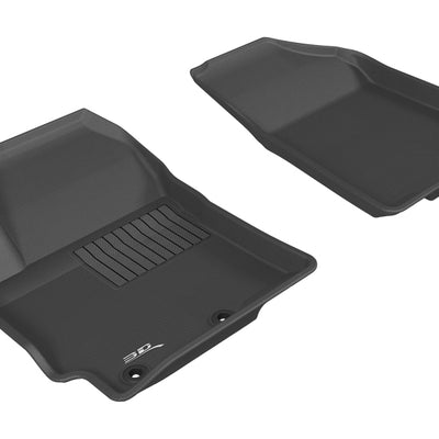 3D MAXpider 2012-2017 Kia Rio/Rio5 Kagu 1st Row Floormat - Black