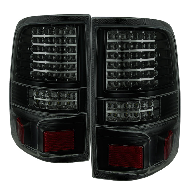 xTune Ford F150 Styleside 04-08 LED Tail Lights Black Smoked ALT-JH-FF15004-LED-G2-BSM
