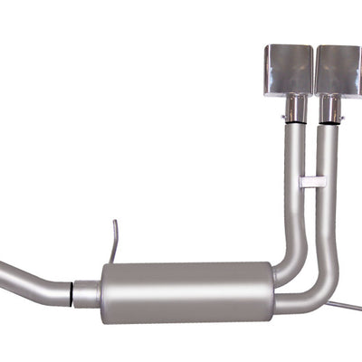 Gibson 94-95 Chevrolet C1500 Base 4.3L 2.5in Cat-Back Super Truck Exhaust - Stainless