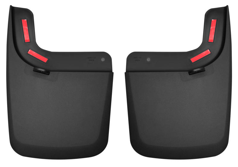 Husky Liners 17 Ford F-250 Super Duty / F-350 Super Duty Rear Mud Guards (w/ Flares) Black