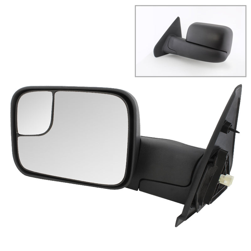 xTune Dodge Ram 02-09 Manual Extendable Power Heated Adjust Mirror Left MIR-DRAM02-PW-L