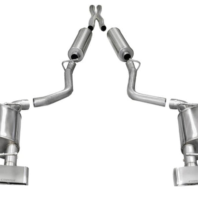 Corsa 2011-2014 Dodge Challenger R/T 5.7L V8 Polished Xtreme Cat-Back Exhaust