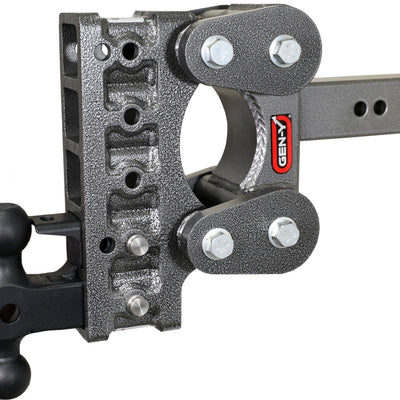 Gen-Y The Boss Torsion-Flex 2.5in Shank 7.5in Drop 16K Hitch w/GH-051 Dual-Ball/GH-032 Pintle Lock