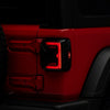 Raxiom 18-23 Jeep Wrangler JL Axial Series LED Tail Lights- Blk Housing (Smoked Lens)