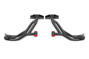 BMR 10-14 Ford Mustang Non-Adj. Lower A-Arms Delrin/Rod w/ 19mm Tall Ball Joint - Black Hammertone