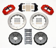 Wilwood Narrow Superlite 6R Front Hat Kit 13.06in Red 2004-2006 Pontiac GTO