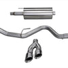 Corsa 15-20 Ford F-150 5.0L V8 (Super Crew Cab) Polished Sport Single Side Dual 4in Tips CB Exhaust
