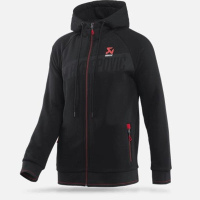 Akrapovic Mens Corpo Zip Hoodie Black - 3XL