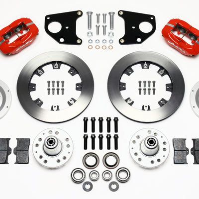 Wilwood Forged Dynalite Front Kit 12.19in Red 62-72 CDP B & E Body-Drum