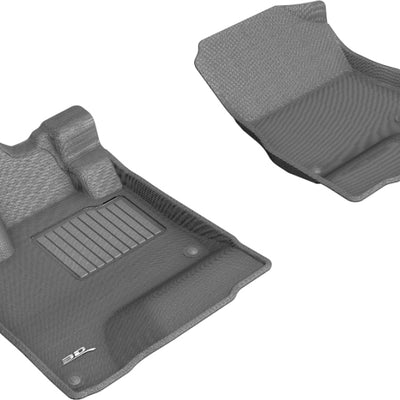 3D MAXpider 2018-2019 Honda Clarity Plug-in Hybrid Kagu 1st Row Floormat - Gray