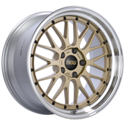 BBS LM 19x9.5 5x112 ET38 Gold Center / Diamond Cut Lip Wheel 82mm PFS/Clip Required