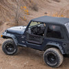 Rampage 97-06 Jeep Wrangler TJ Frameless Trail Soft Top Kit - Black Diamond