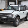 RealTruck 21-24 Ford Bronco 4dr VoltStep Electric Running Board Kit (No Drill) - Tex. Blk
