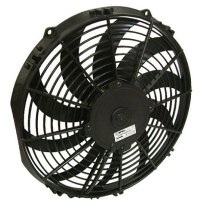 CSF 92-00 Honda Civic All-Aluminum Fan Shroud w/12in SPAL Fan - Black Finish