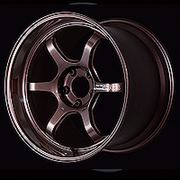 Advan R6 18x9.5 +05 5x114.3 Racing Copper Bronze Wheel