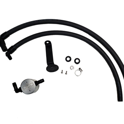 J&L 22-25 Toyota Tundra, 23-25 Sequoia 3.5L Turbo Oil Separator 3.0 Driver Side - Clear Anodized