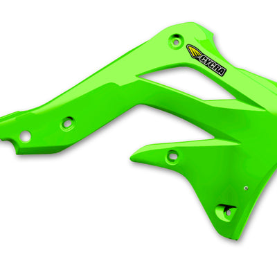 Cycra 12-15 Kawasaki KX450F Radiator Shroud - Green