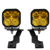 Diode Dynamics 16-21 Toyota Tacoma Pro SS3 LED Ditch Light Kit - Yellow Combo