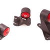 Innovative 90-93 Integra B-Series Black Steel Mounts 75A Bushings (Auto to Manual Hydro)