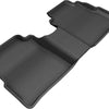 3D MAXpider 2018-2019 Nissan Kicks Kagu 2nd Row Floormats - Black