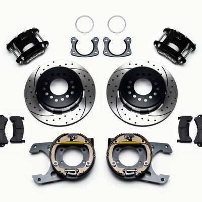 Wilwood D154 P/S Park Brake Kit Drilled Big Ford New Style 2.36in Offset