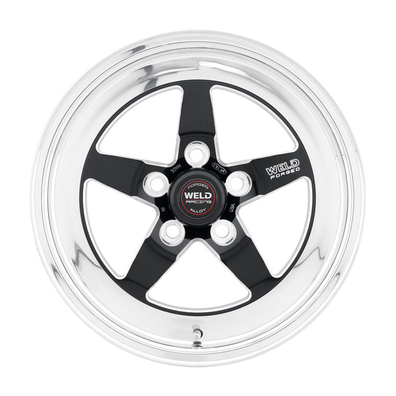 Weld S71 15x4 / 5x5 BP / 2.5in. BS Black Wheel (Low Pad) - Non-Beadlock