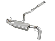 aFe POWER Takeda 2.5in 304 SS Cat-Back Exhaust System Subaru Crosstrek 18-19 H4-2.0L