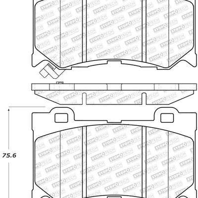 StopTech Street Select Brake Pads - Front
