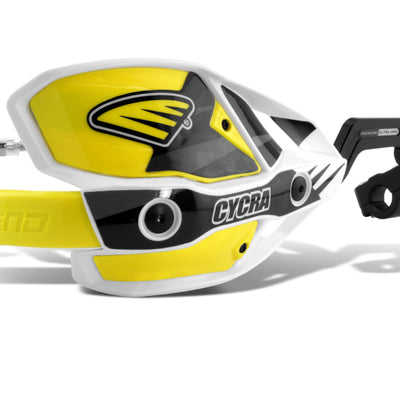 Cycra CRM Ultra 7/8 in. Clamp w/White Shield/Yellow Cover